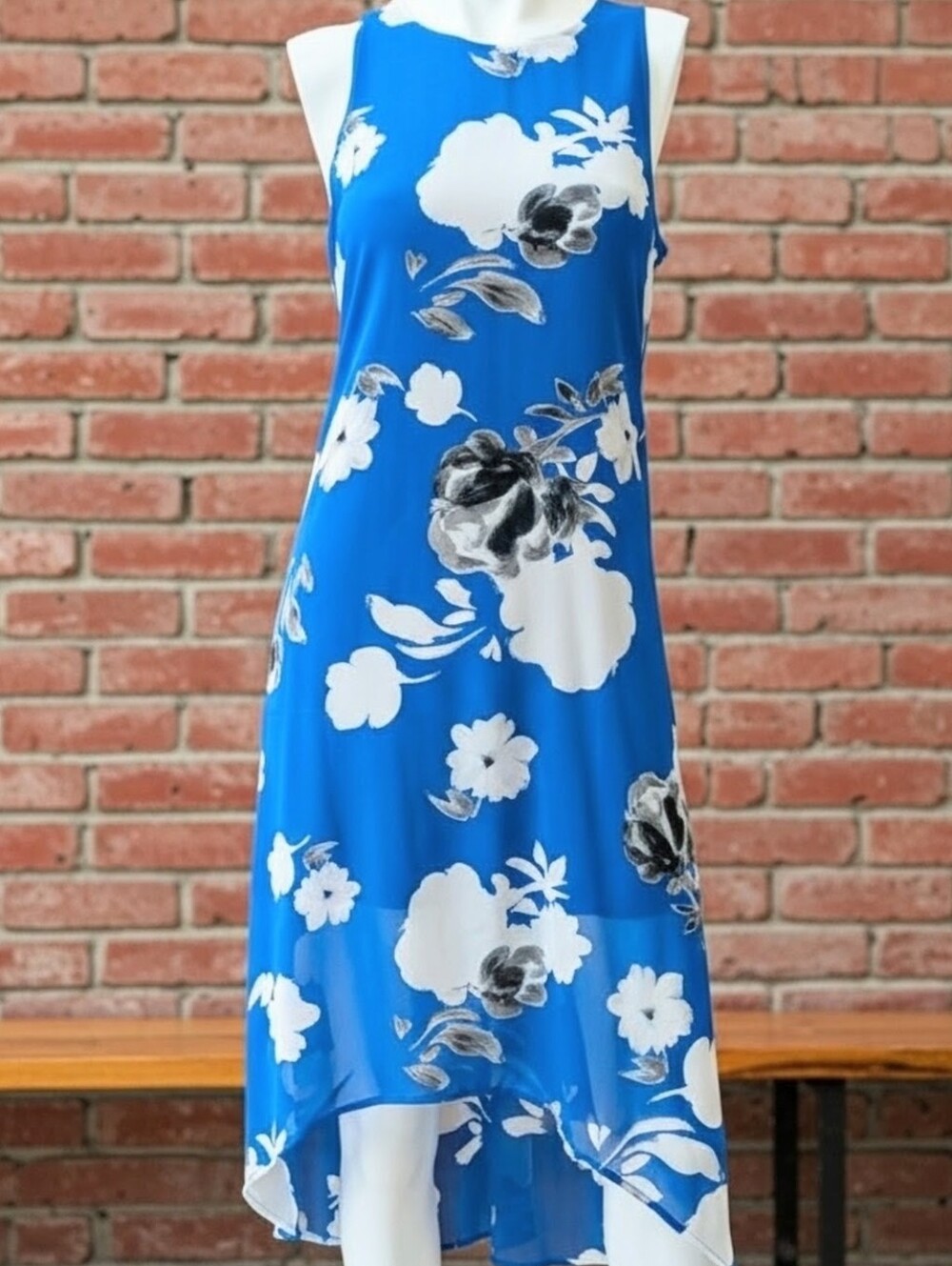 Alfani Royal Blue Printed Dress